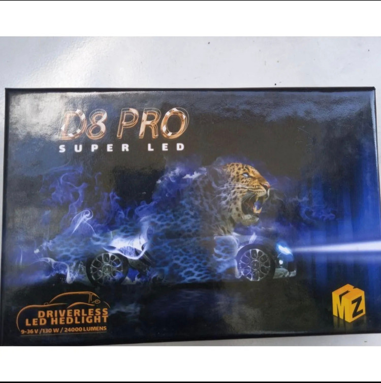 هدلایت d8 pro برند MZM