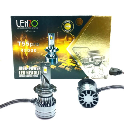 هدلایت T55/F55 pro برند lenzo